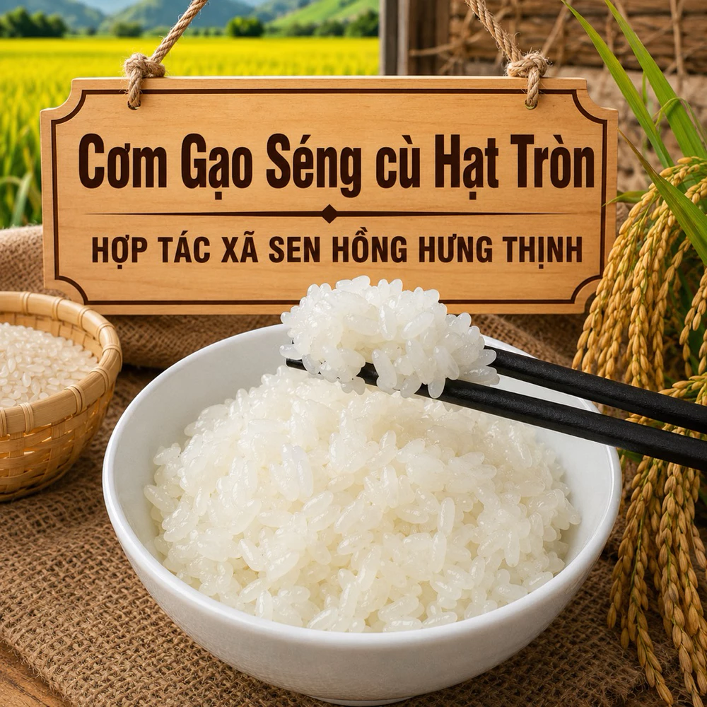 5kg Gạo Séng Cù hạt tròn Mường Tấc Sơn La - Ảnh 2