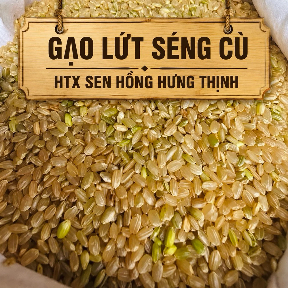 3kg Gạo lứt Séng Cù Mường Tấc hạt tròn - Ảnh 2