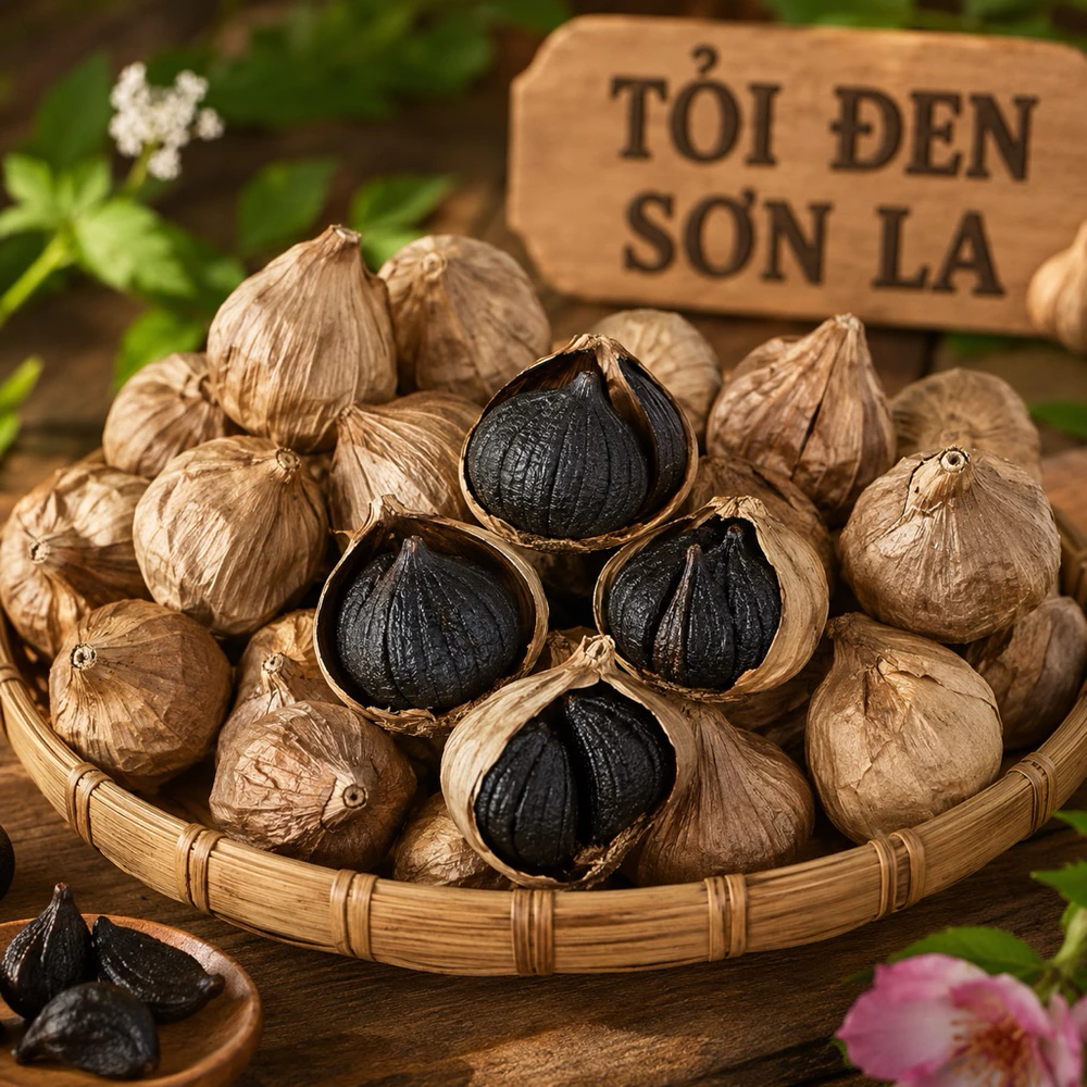500gr Tỏi đen cô đơn Sơn La - Ảnh 3