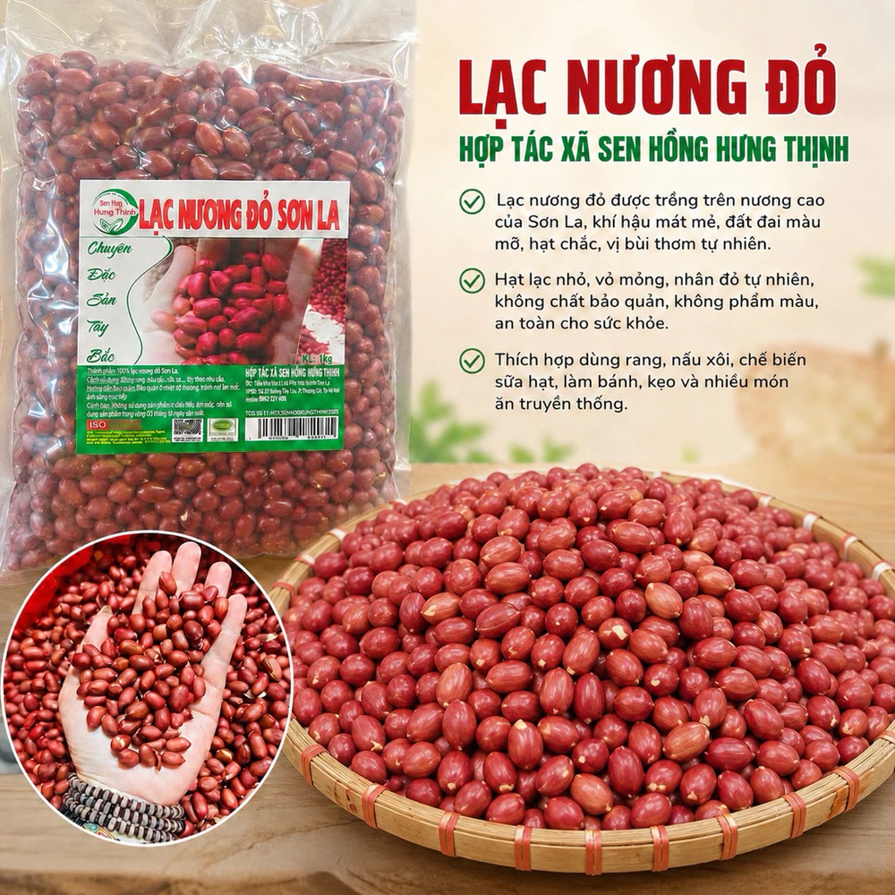 1kg Lạc nương đỏ Sơn La
