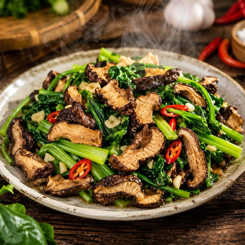 200gr Nấm hương rừng Tây Bắc - Ảnh 5