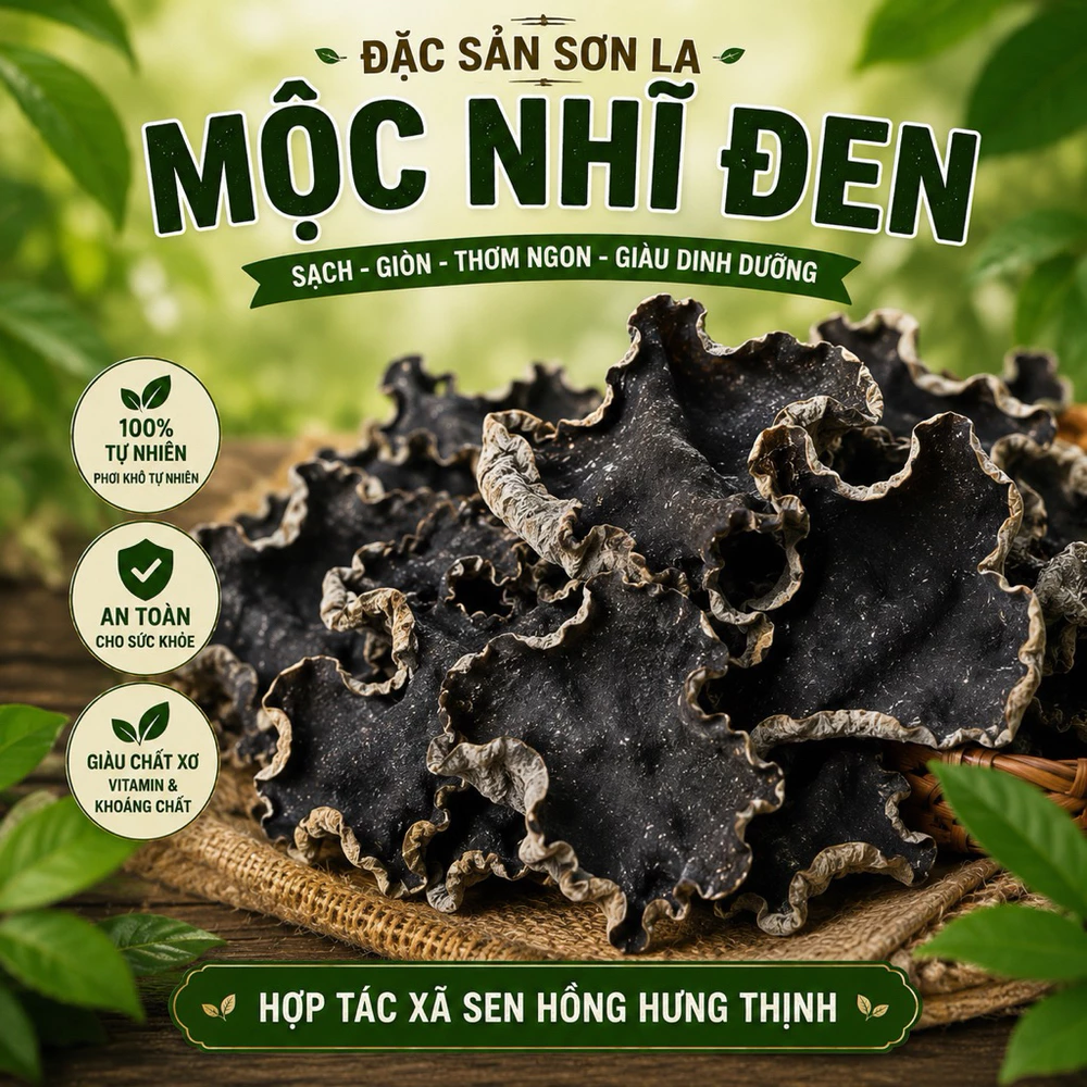 200gr Mộc nhĩ đen Sơn La - Ảnh 4