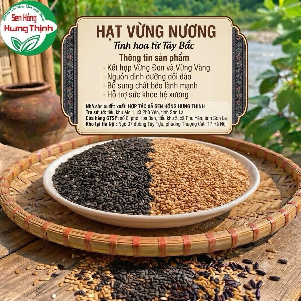 300gr Hạt vừng nương Sơn La - vừng vàng