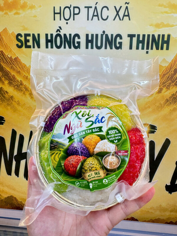 Xôi ngũ sắc – Món ăn từ bản làng đến phố thị