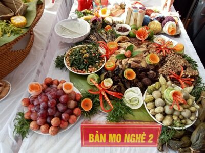 Bản Mo Nghè 2 tham gia lễ hội văn hoá ẩm thực